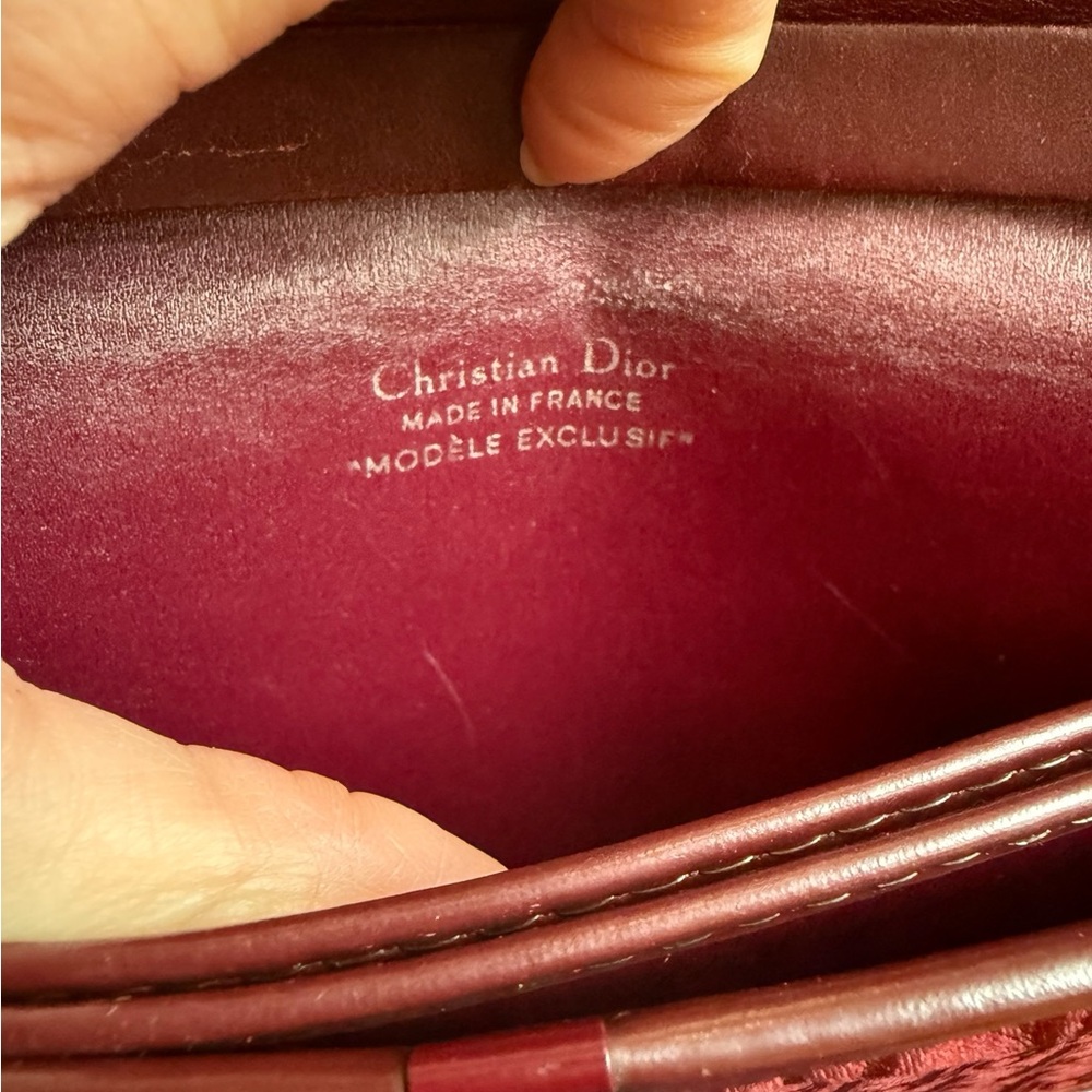 Vintage Dior shoulder bag rare gold chain Y2K - Picture 3 of 8